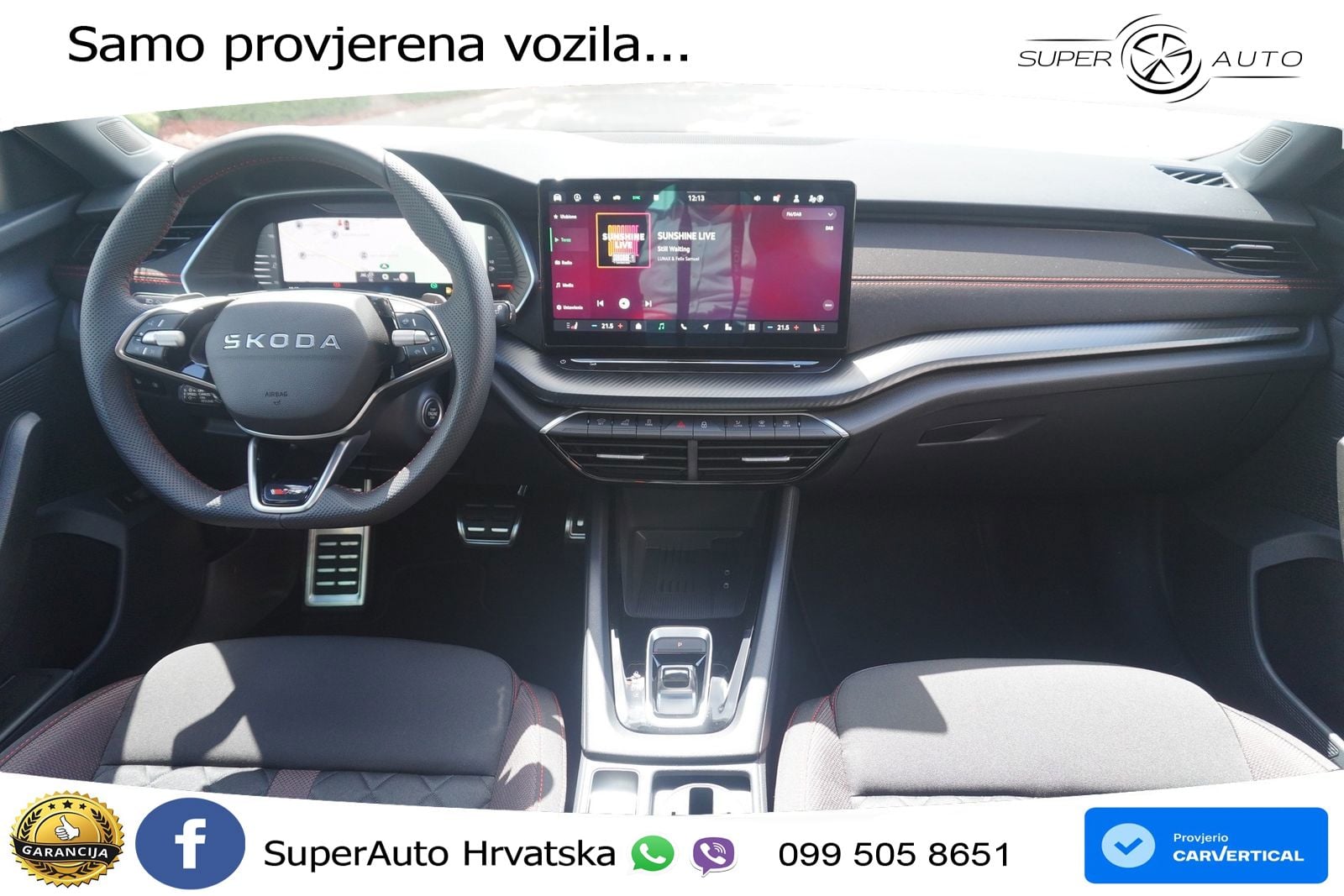 Škoda Octavia Combi RS 2.0 TSI (265 KS) DSG LED+GR SJED+ACC