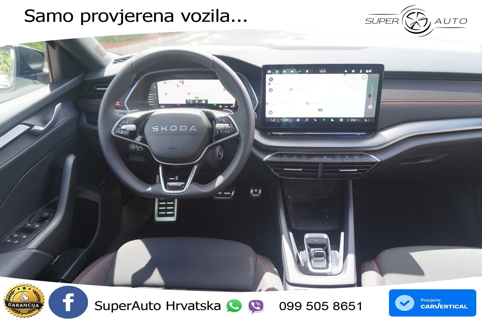 Škoda Octavia Combi RS 2.0 TSI (265 KS) DSG LED+GR SJED+ACC