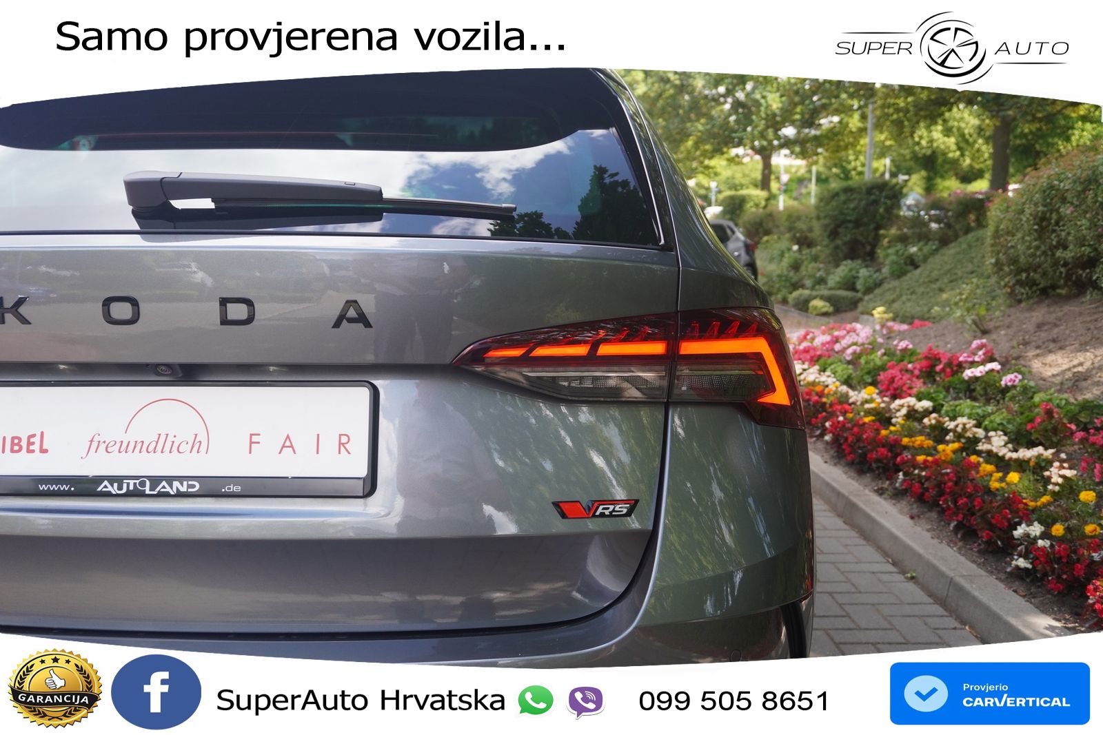 Škoda Octavia Combi RS 2.0 TSI (265 KS) DSG LED+GR SJED+ACC