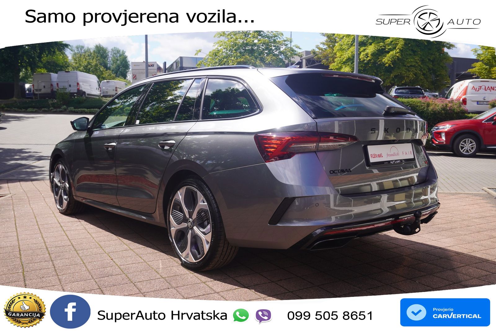 Škoda Octavia Combi RS 2.0 TSI (265 KS) DSG LED+GR SJED+ACC