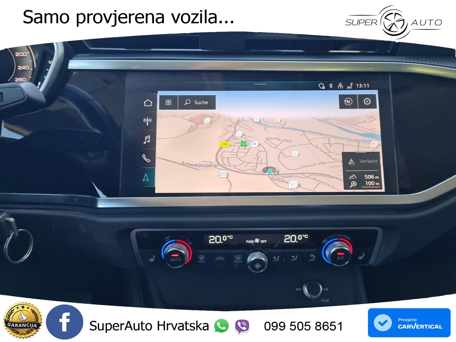 Audi Q3 40 TDI (200 KS) quattro S tronic advanced LED+GR SJED+ACC