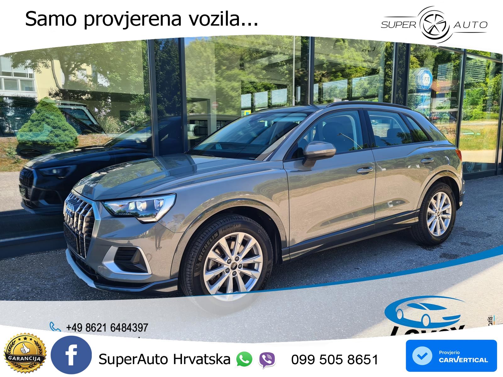 Audi Q3 40 TDI (200 KS) quattro S tronic advanced LED+GR SJED+ACC