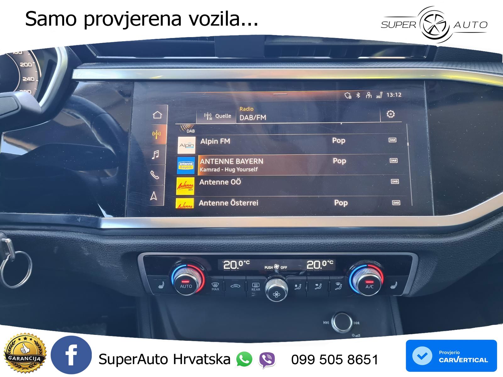 Audi Q3 40 TDI (200 KS) quattro S tronic advanced LED+GR SJED+ACC
