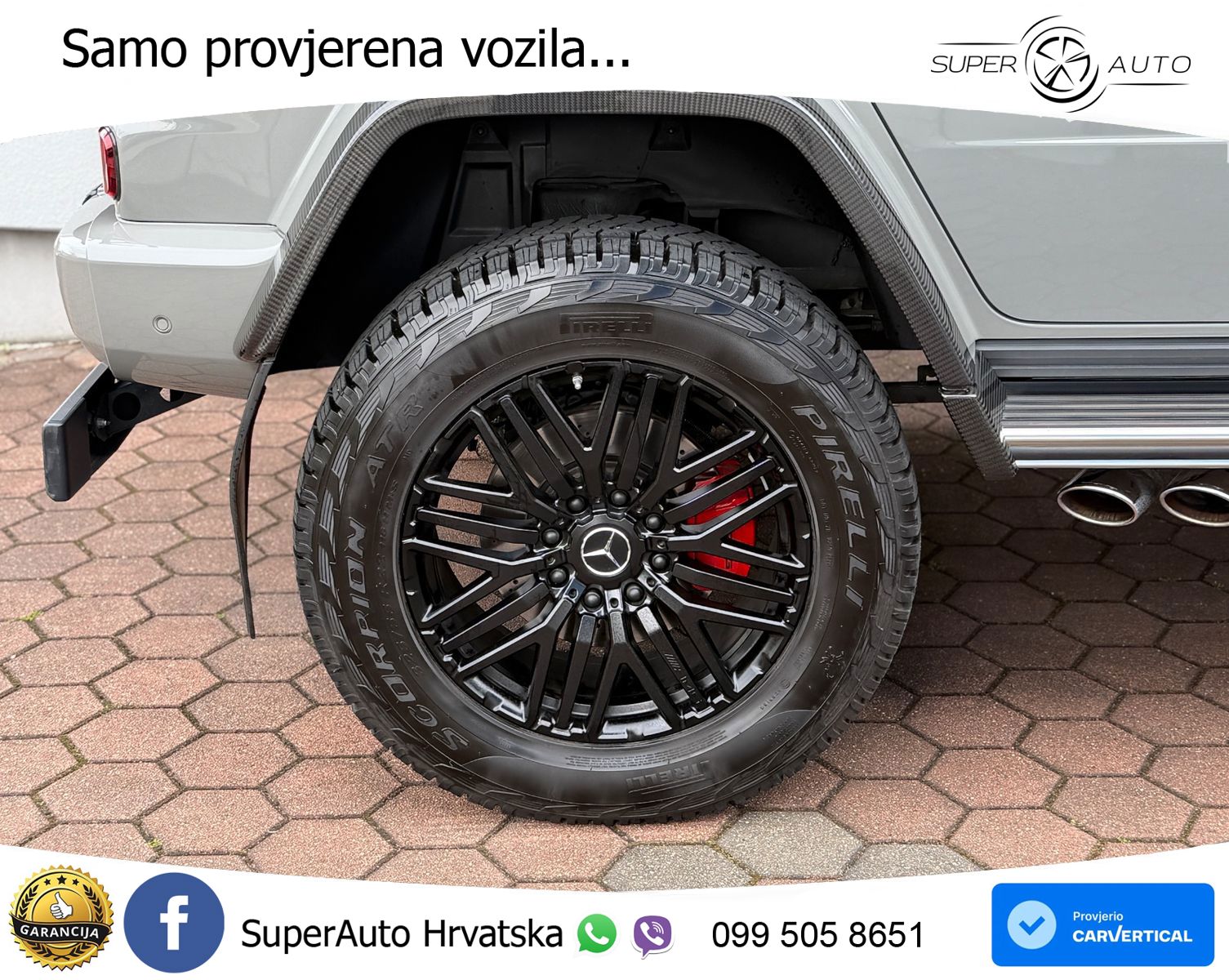 Mercedes AMG G 63 Long V8 (585 KS) 4MATIC 9G-TRONIC AMG SPEEDSHIFT PLUS Manufaktur ZRAČNI+ACC+GR SJED+360+PANO
