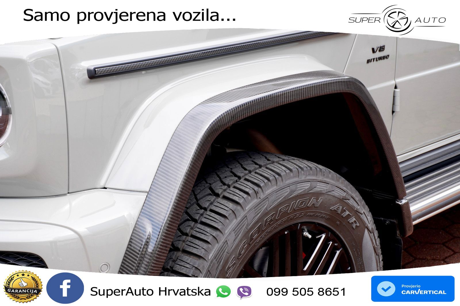 Mercedes AMG G 63 Long V8 (585 KS) 4MATIC 9G-TRONIC AMG SPEEDSHIFT PLUS Manufaktur ZRAČNI+ACC+GR SJED+360+PANO
