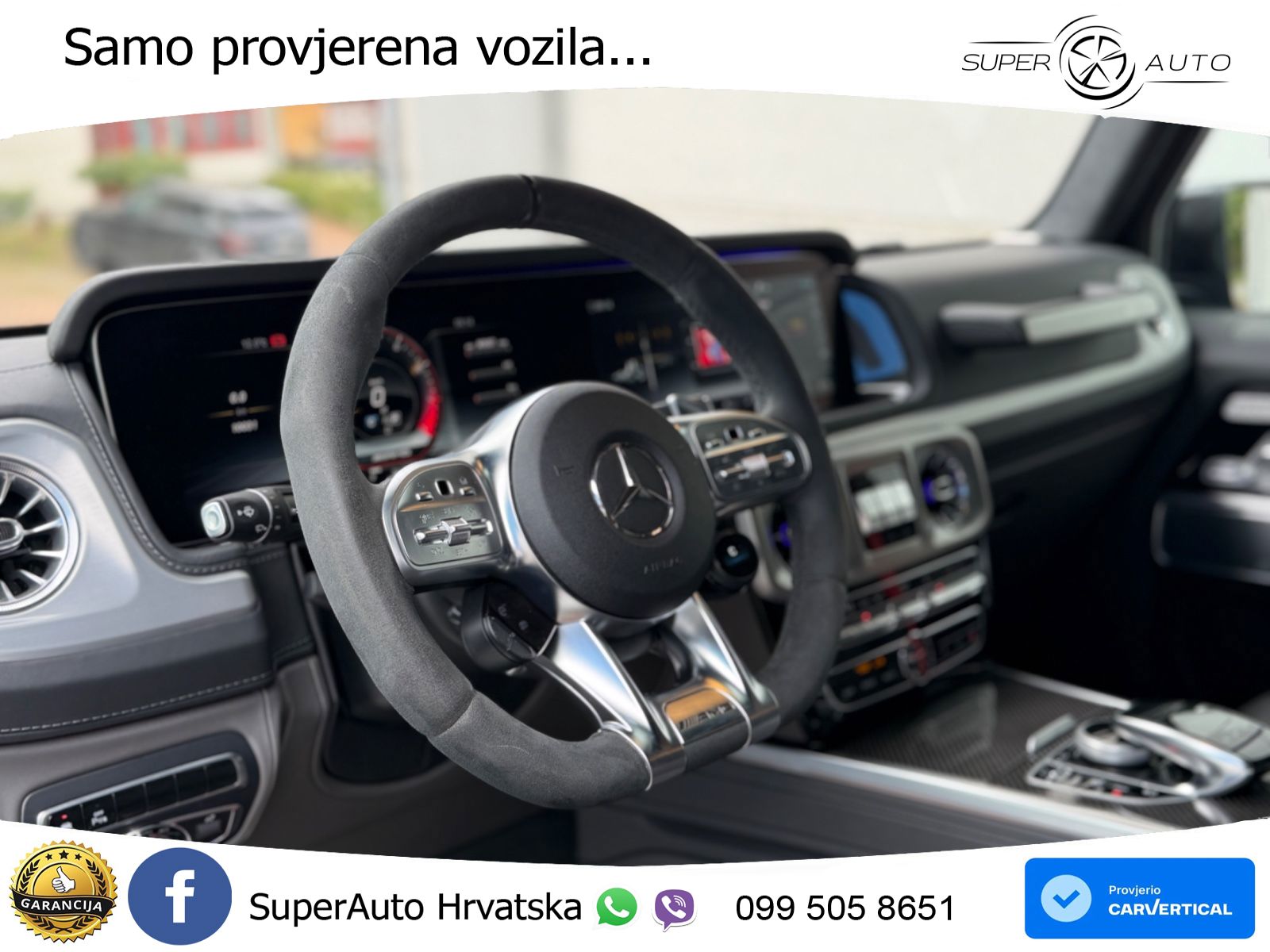 Mercedes AMG G 63 Long V8 (585 KS) 4MATIC 9G-TRONIC AMG SPEEDSHIFT PLUS Manufaktur ZRAČNI+ACC+GR SJED+360+PANO