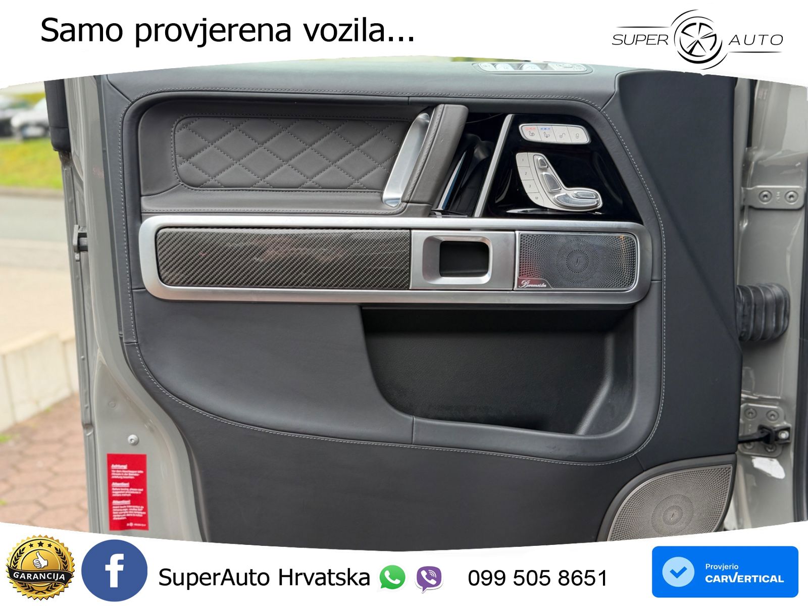 Mercedes AMG G 63 Long V8 (585 KS) 4MATIC 9G-TRONIC AMG SPEEDSHIFT PLUS Manufaktur ZRAČNI+ACC+GR SJED+360+PANO