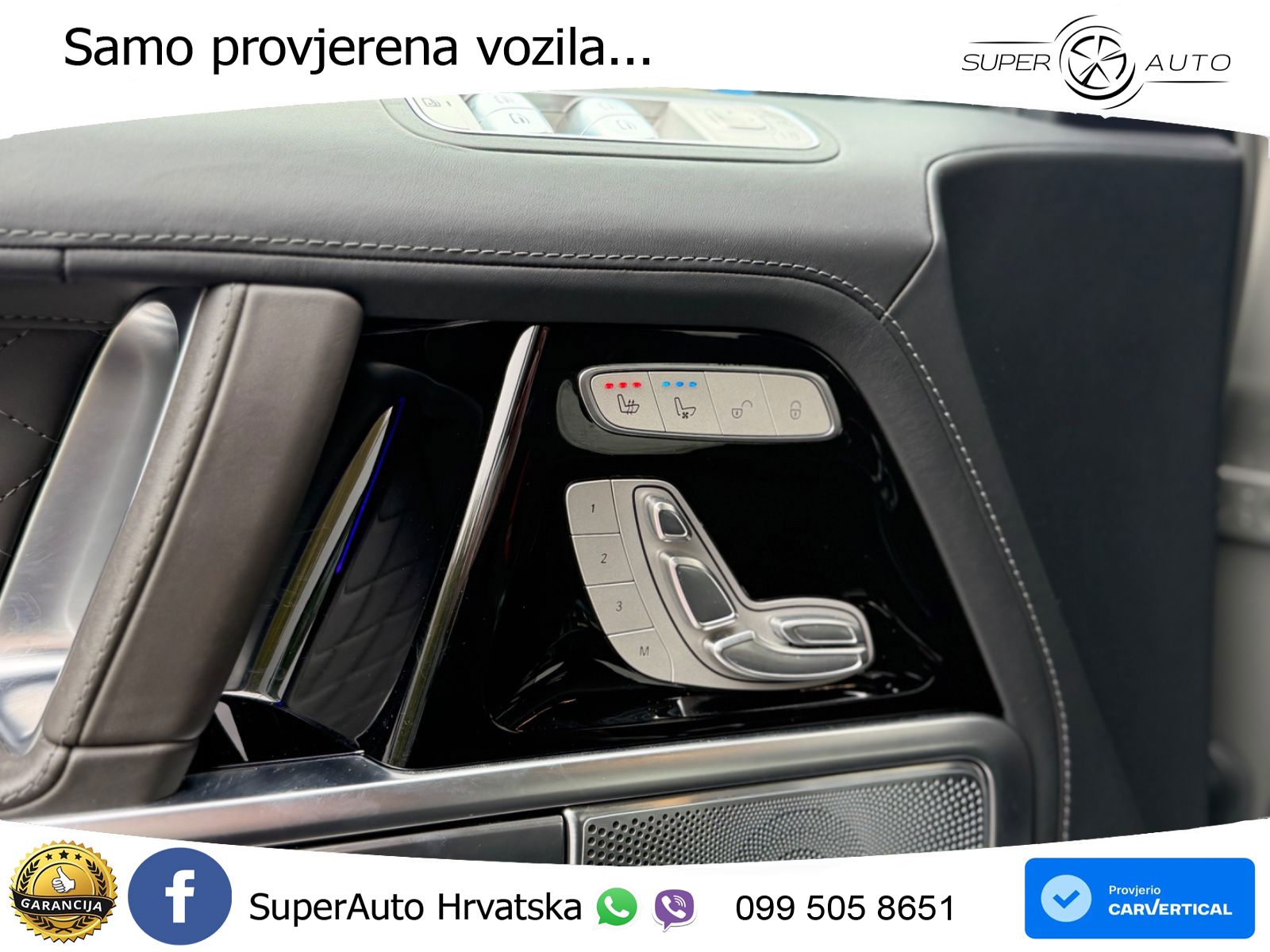 Mercedes AMG G 63 Long V8 (585 KS) 4MATIC 9G-TRONIC AMG SPEEDSHIFT PLUS Manufaktur ZRAČNI+ACC+GR SJED+360+PANO