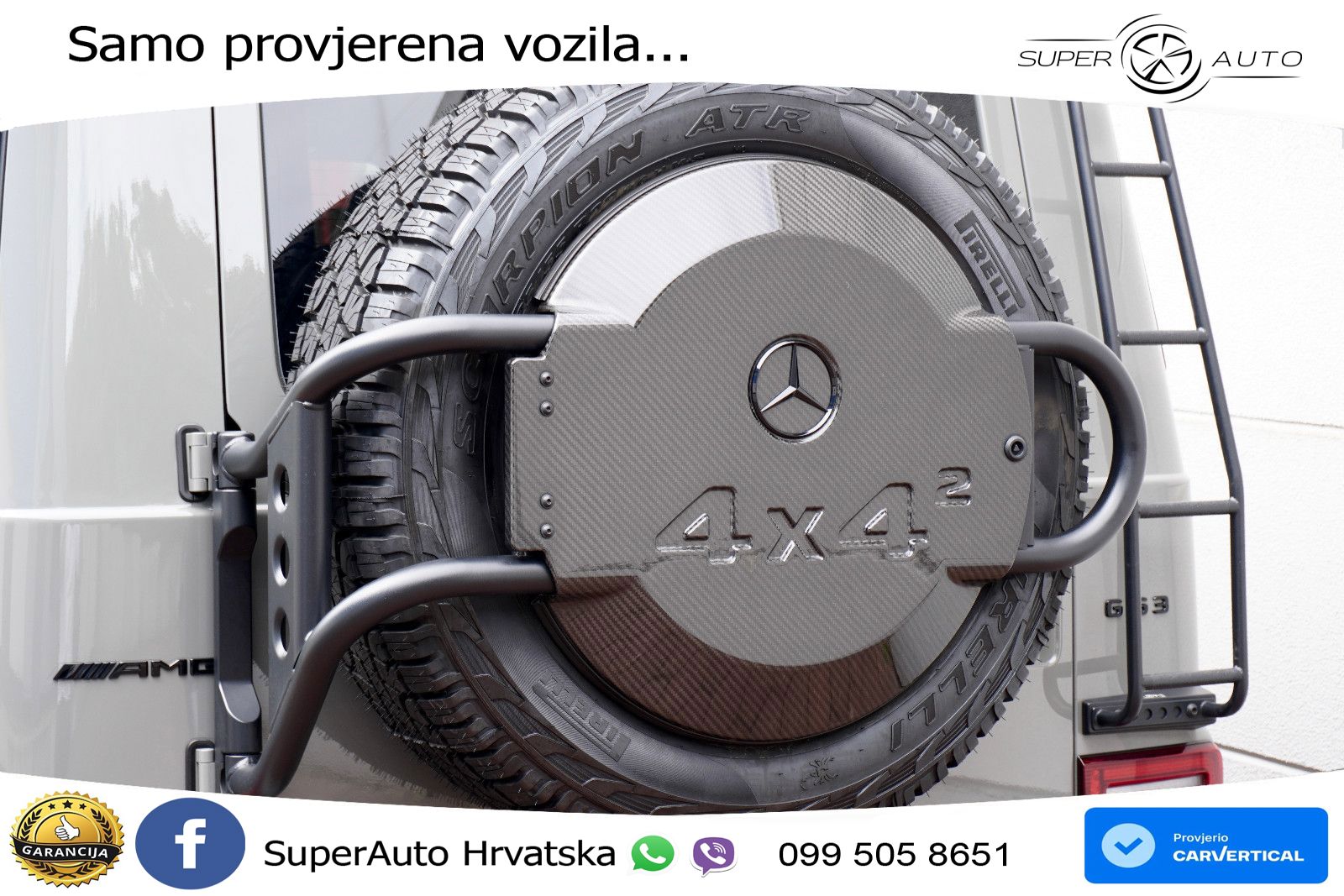 Mercedes AMG G 63 Long V8 (585 KS) 4MATIC 9G-TRONIC AMG SPEEDSHIFT PLUS Manufaktur ZRAČNI+ACC+GR SJED+360+PANO