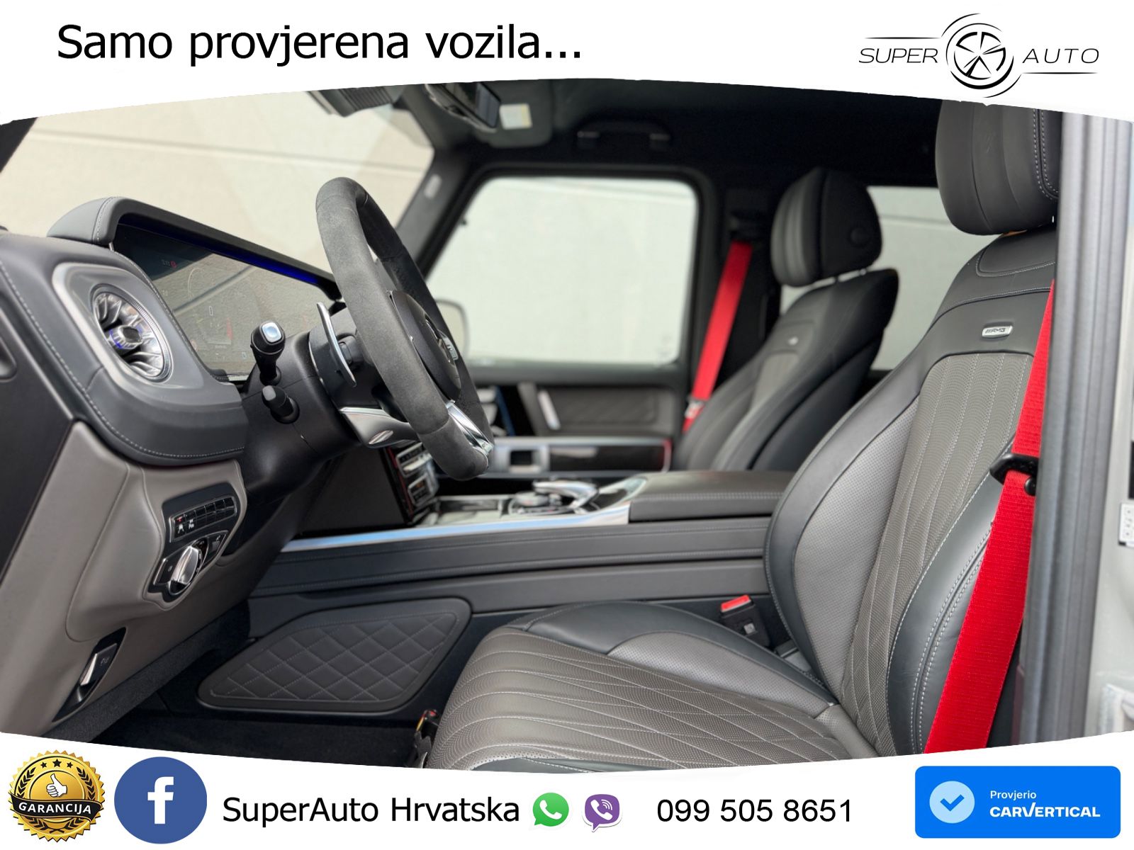 Mercedes AMG G 63 Long V8 (585 KS) 4MATIC 9G-TRONIC AMG SPEEDSHIFT PLUS Manufaktur ZRAČNI+ACC+GR SJED+360+PANO