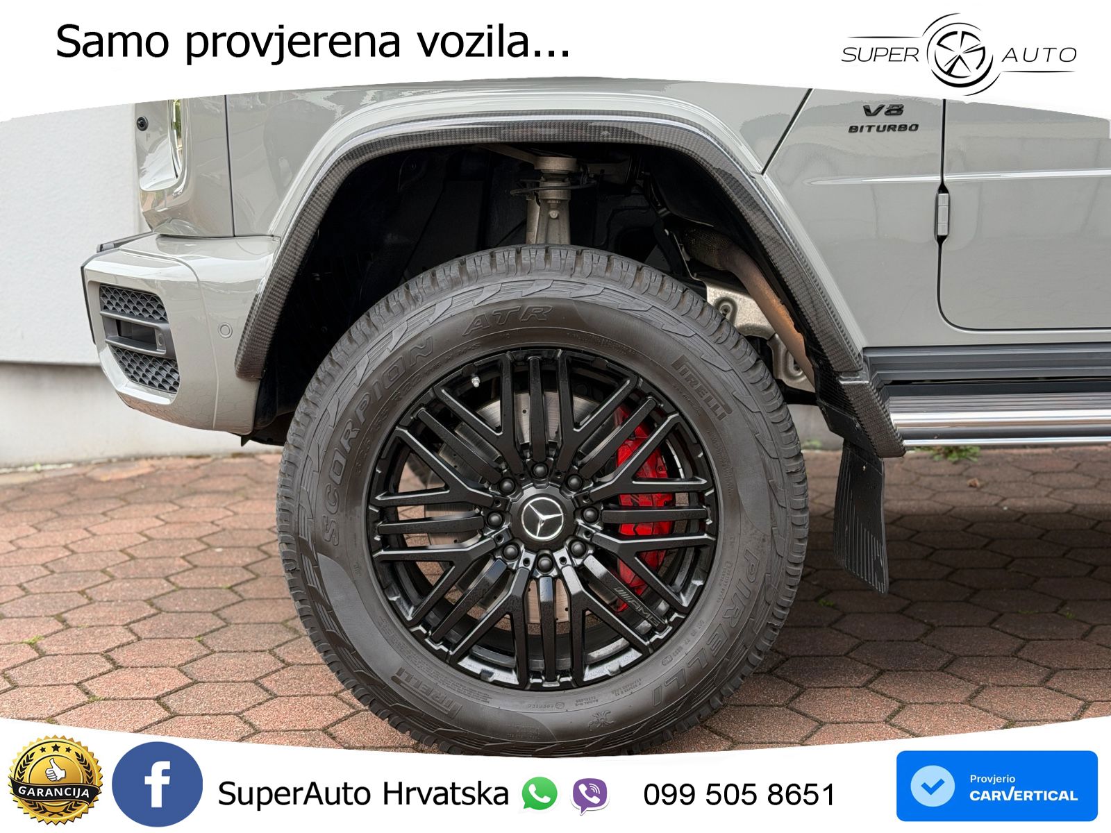 Mercedes AMG G 63 Long V8 (585 KS) 4MATIC 9G-TRONIC AMG SPEEDSHIFT PLUS Manufaktur ZRAČNI+ACC+GR SJED+360+PANO