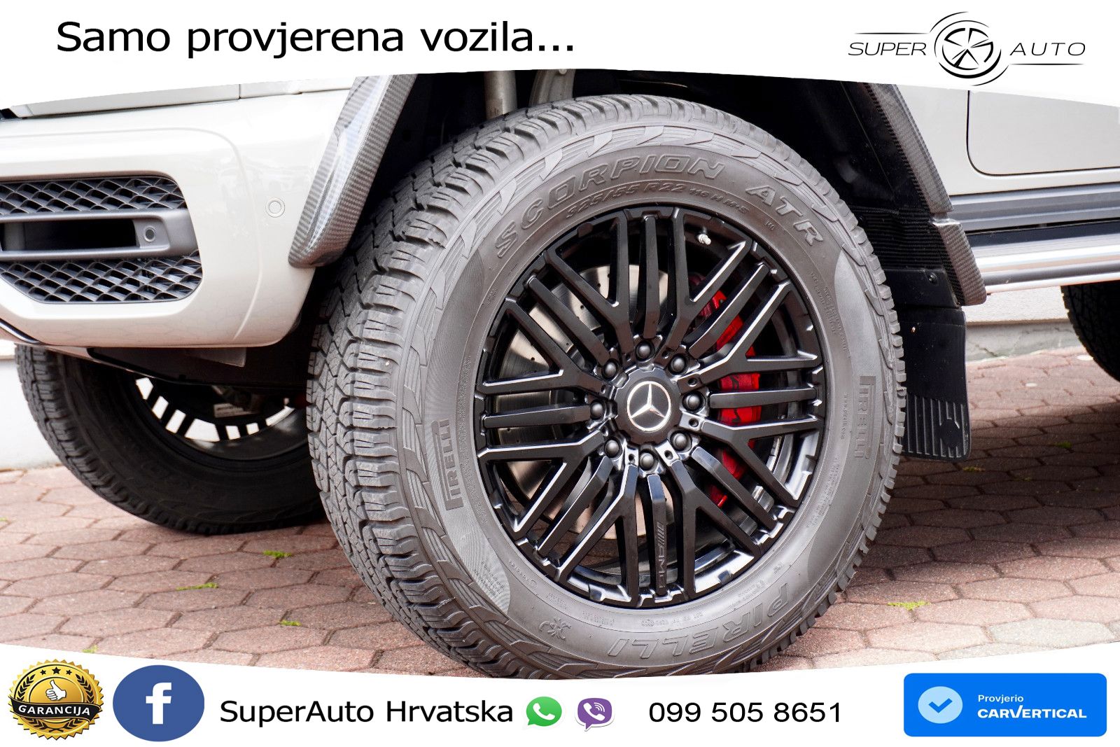 Mercedes AMG G 63 Long V8 (585 KS) 4MATIC 9G-TRONIC AMG SPEEDSHIFT PLUS Manufaktur ZRAČNI+ACC+GR SJED+360+PANO