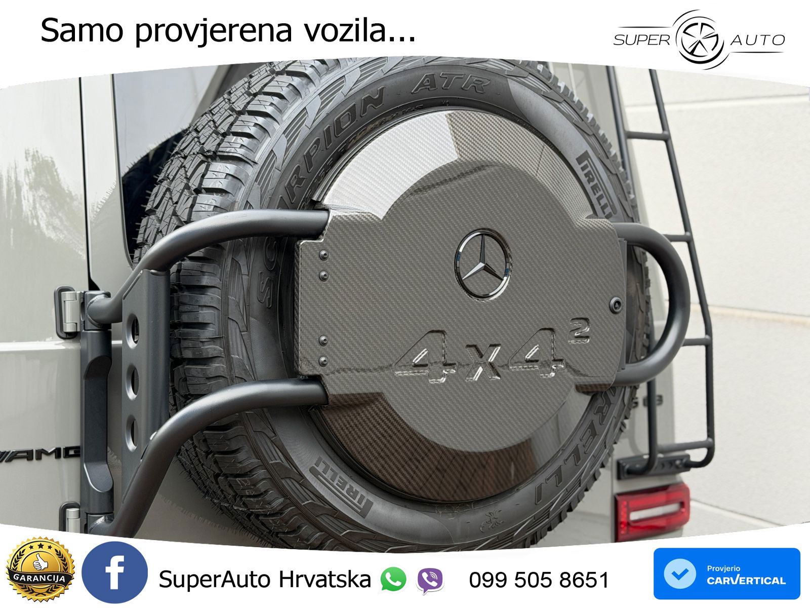 Mercedes AMG G 63 Long V8 (585 KS) 4MATIC 9G-TRONIC AMG SPEEDSHIFT PLUS Manufaktur ZRAČNI+ACC+GR SJED+360+PANO