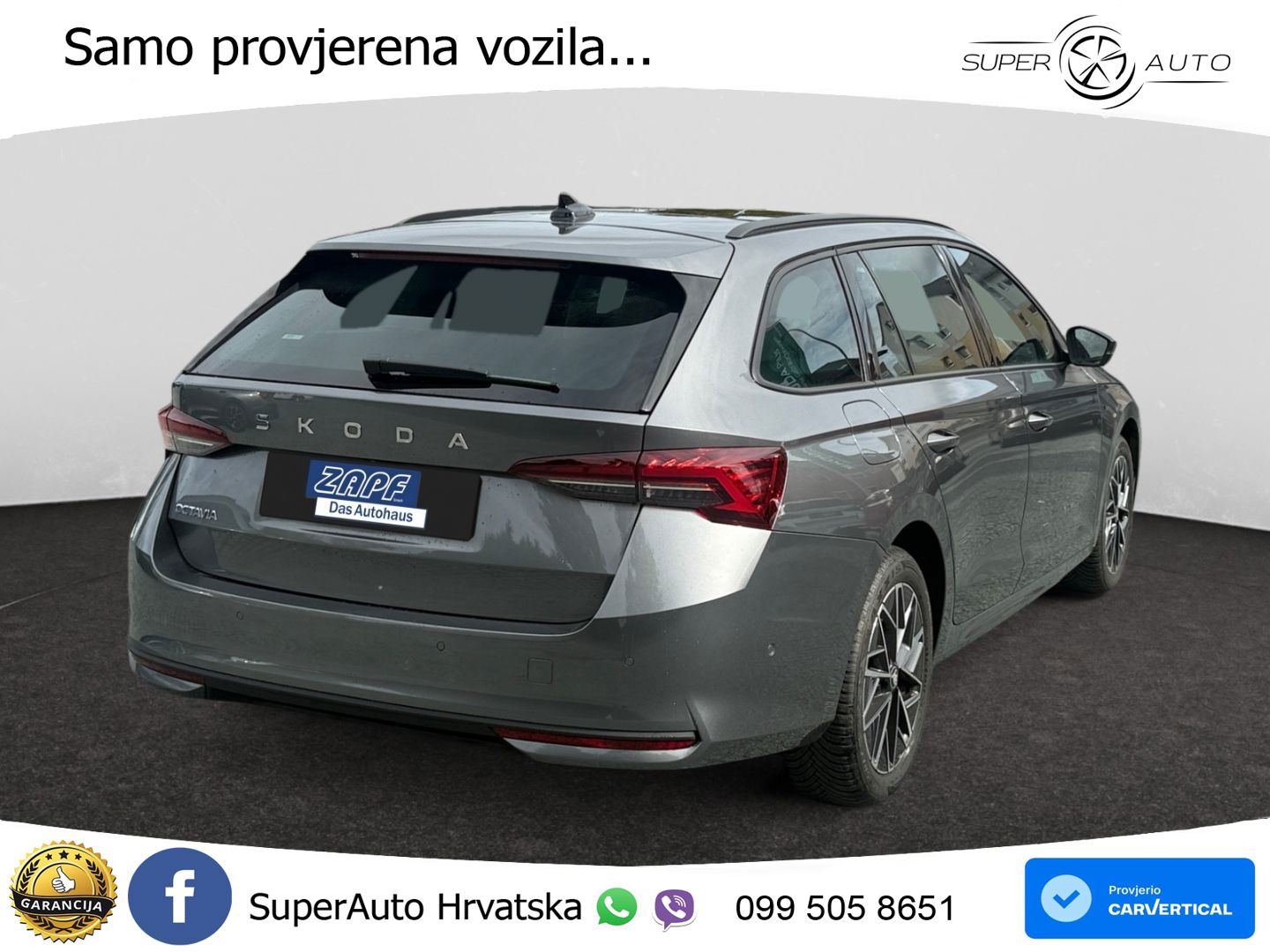 Škoda Octavia Combi 2.0 TDI (150 KS) DSG MATRIX+GR SJED+KAM