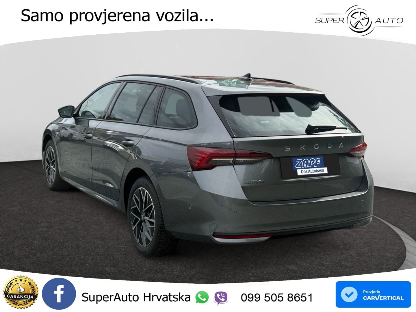 Škoda Octavia Combi 2.0 TDI (150 KS) DSG MATRIX+GR SJED+KAM