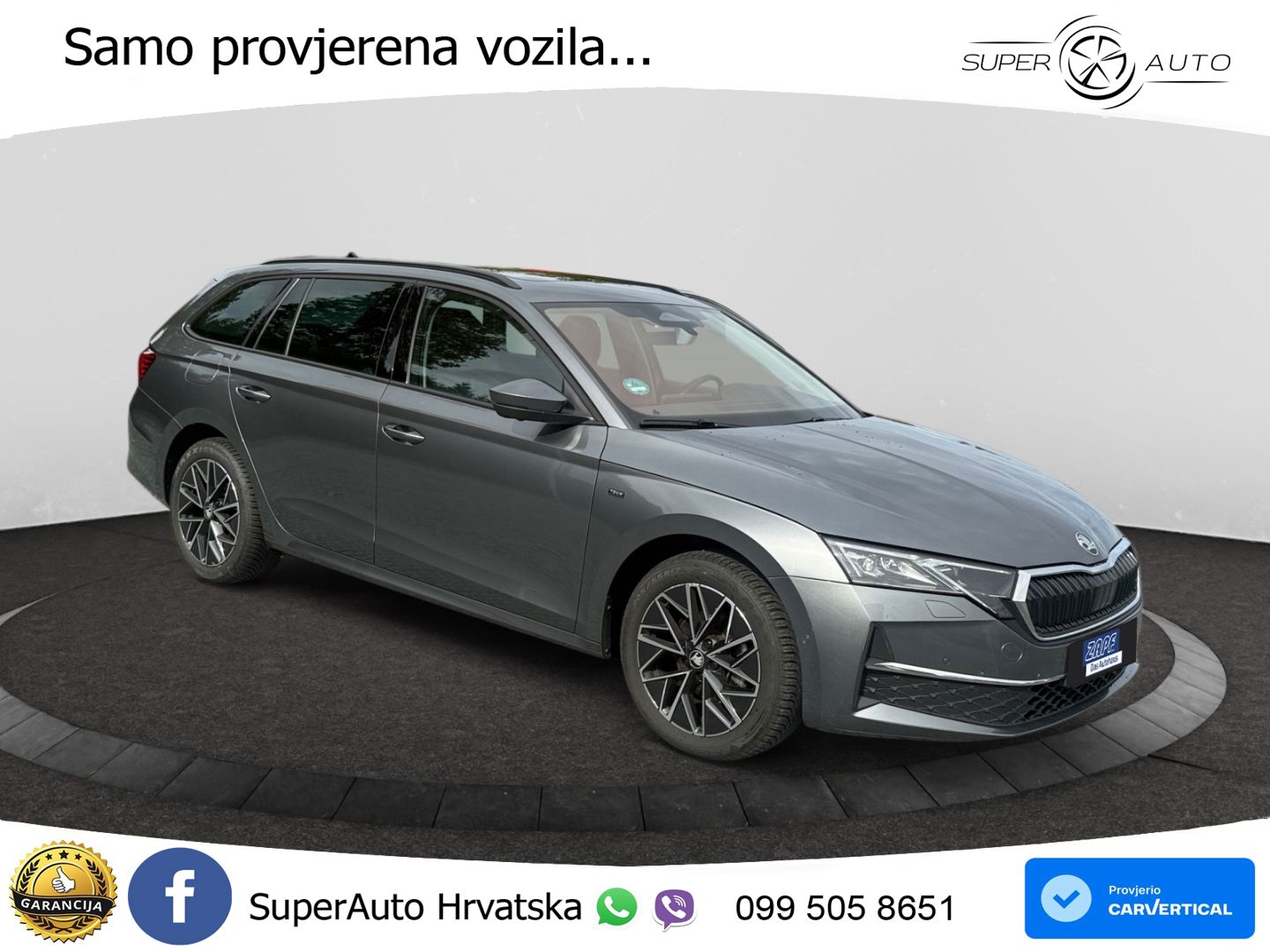 Škoda Octavia Combi 2.0 TDI (150 KS) DSG MATRIX+GR SJED+KAM