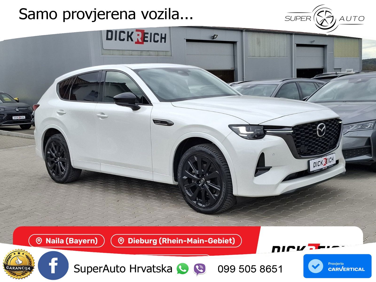 Mazda CX-60 3.3 e-Skyactiv D (200 KS) Automatic LED+GR SJED+ACC
