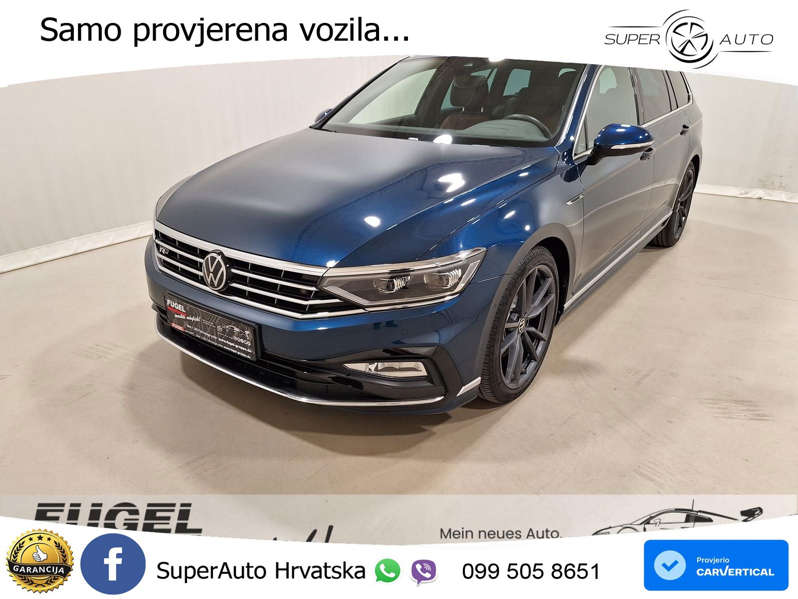 Volkswagen Passat Variant 2.0 TSI (190 KS) DSG R-Line LED+GR SJED+ACC
