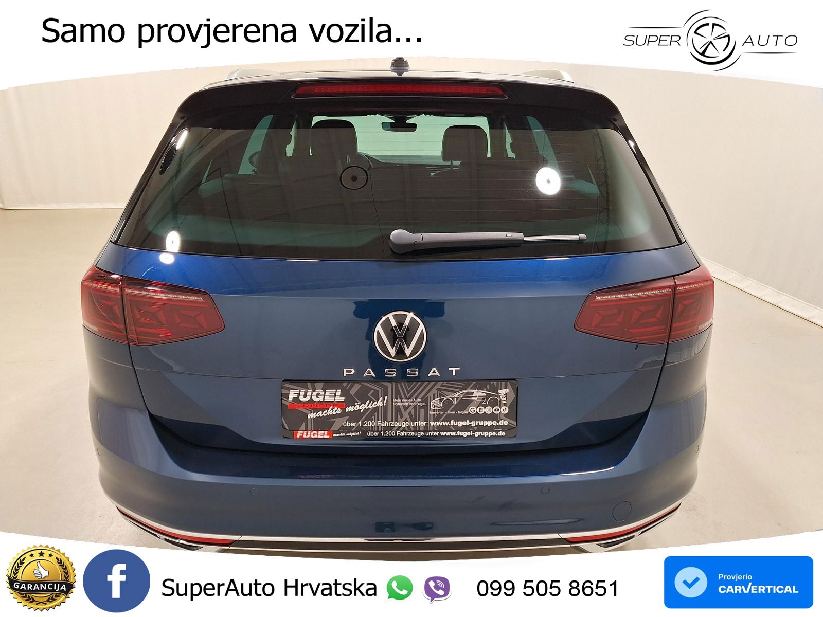 Volkswagen Passat Variant 2.0 TSI (190 KS) DSG R-Line LED+GR SJED+ACC