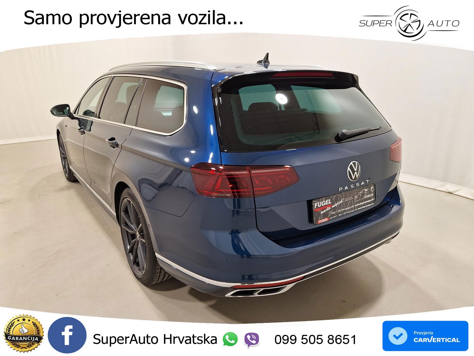 Volkswagen Passat Variant 2.0 TSI (190 KS) DSG R-Line LED+GR SJED+ACC