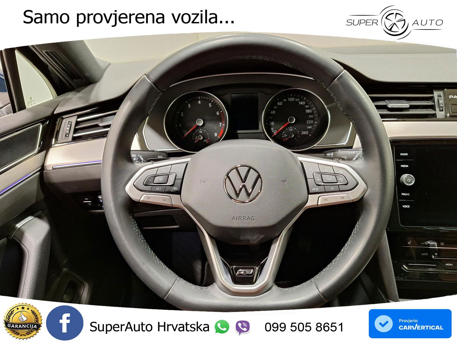 Volkswagen Passat Variant 2.0 TSI (190 KS) DSG R-Line LED+GR SJED+ACC