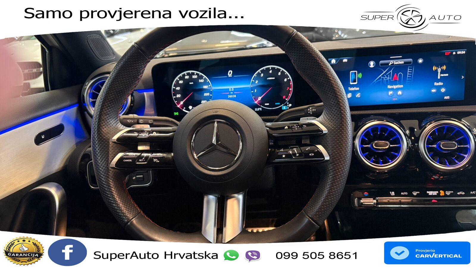 Mercedes-Benz A 200 7G-DCT AMG LED+GR SJED+ACC