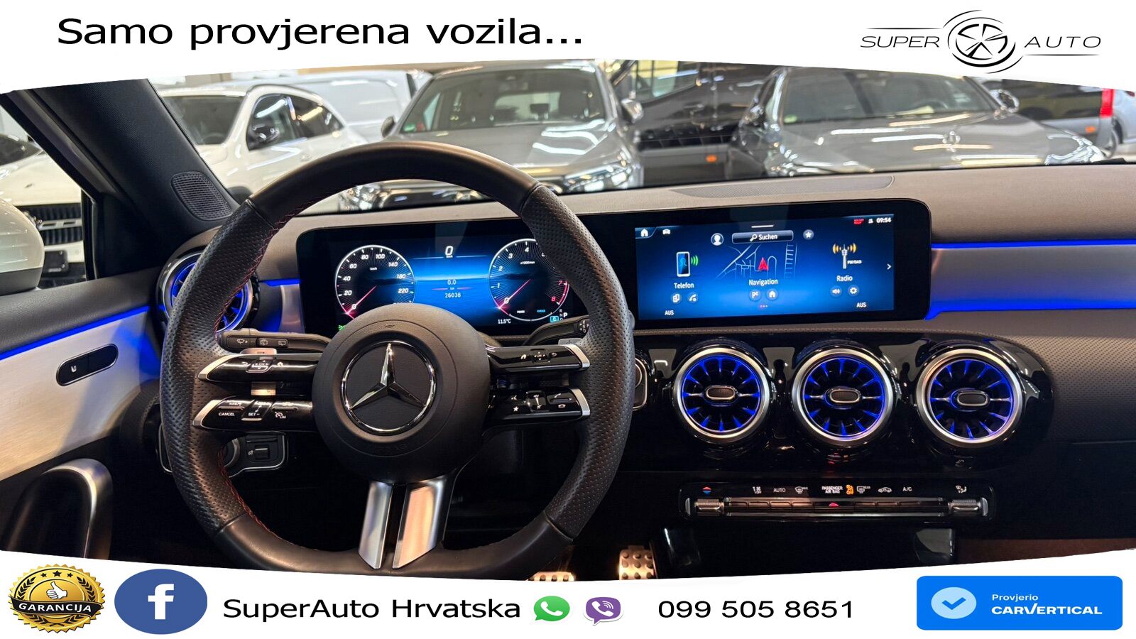 Mercedes-Benz A 200 7G-DCT AMG LED+GR SJED+ACC