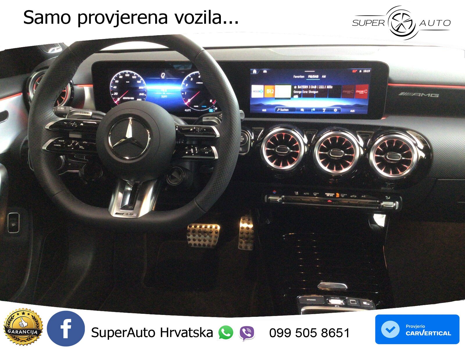 Mercedes-Benz AMG A 35 4MATIC AMG SPEEDSHIFT DCT LED+GR SJED+ACC