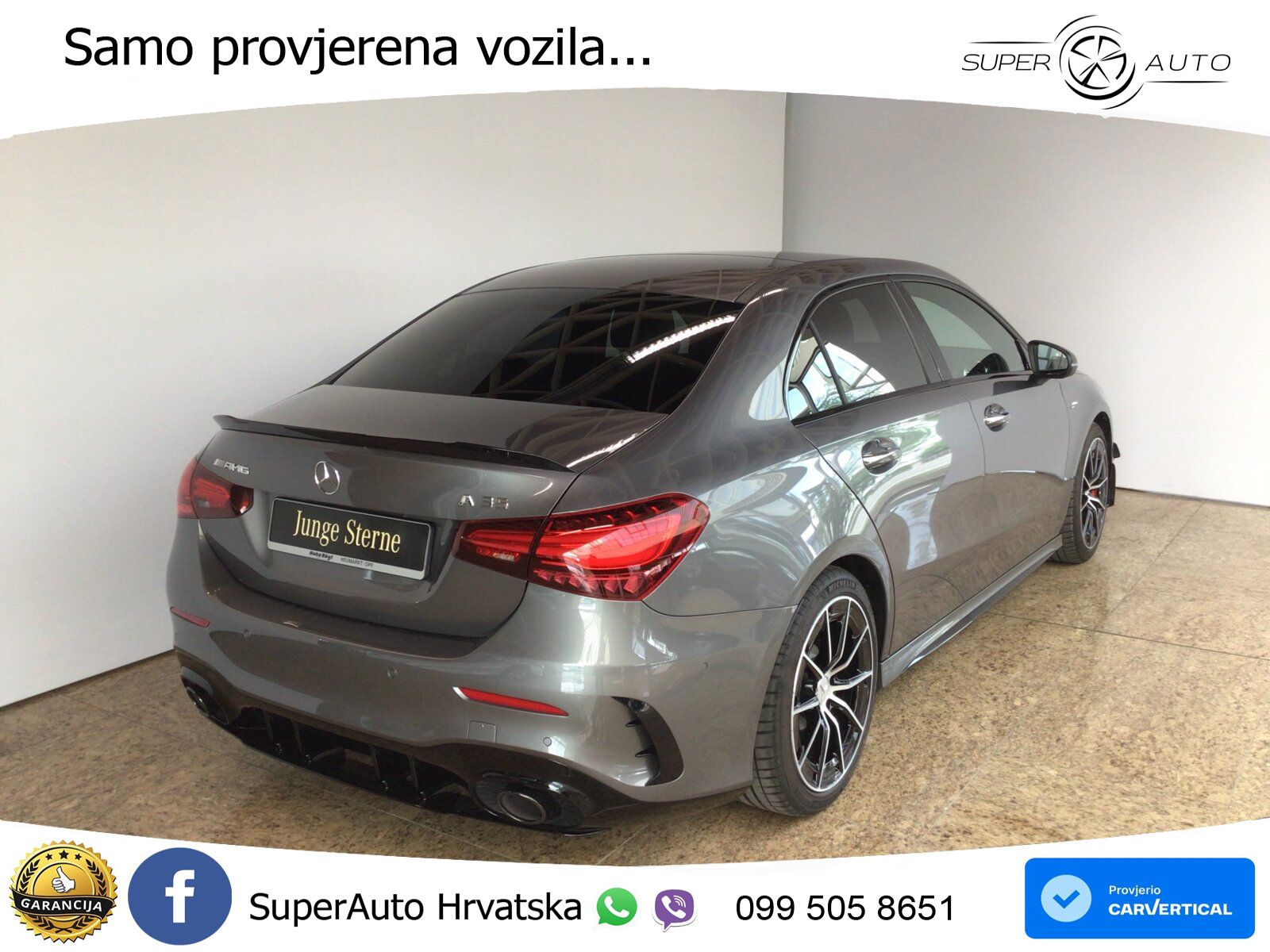 Mercedes-Benz AMG A 35 4MATIC AMG SPEEDSHIFT DCT LED+GR SJED+ACC
