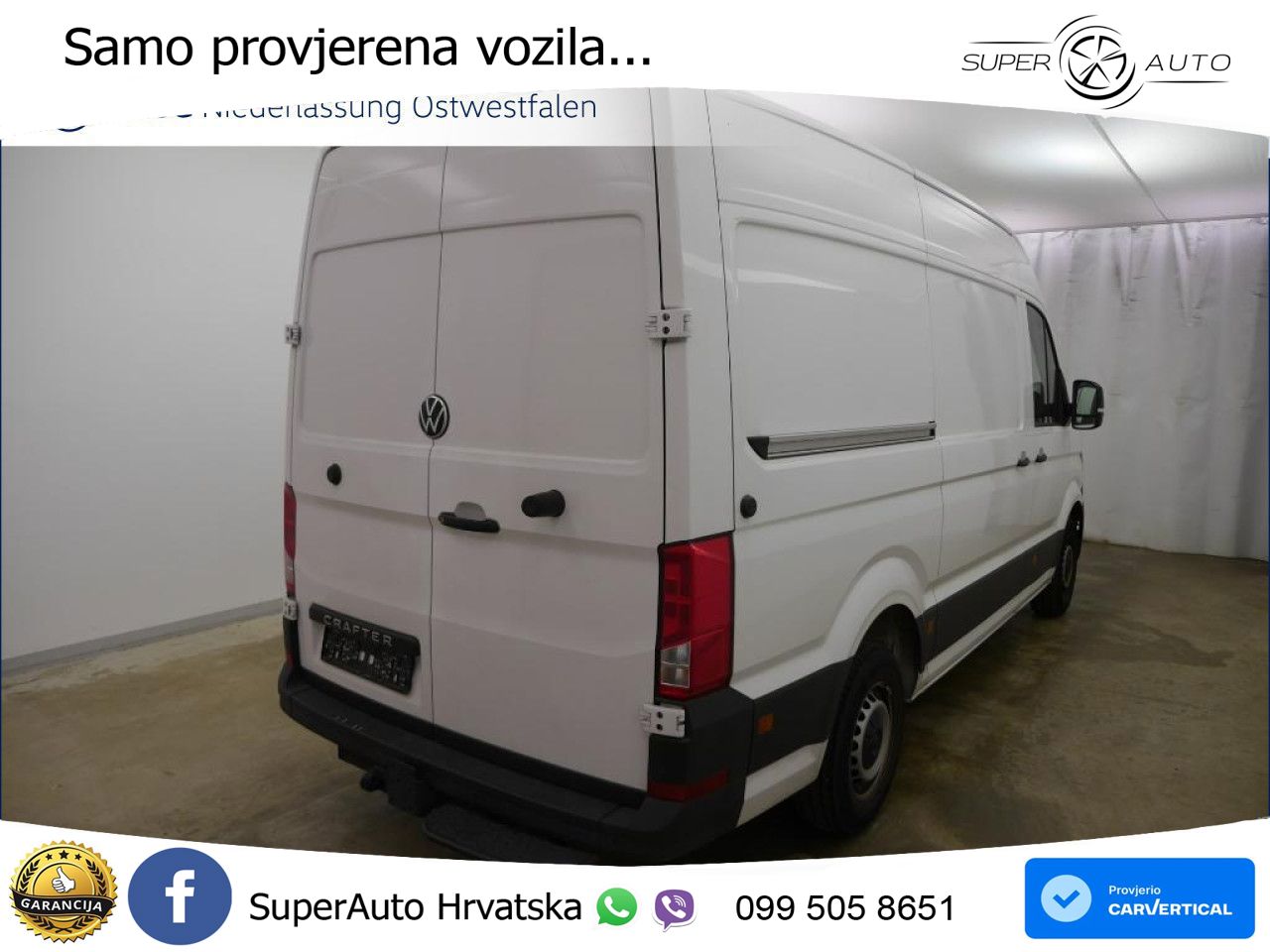 Volkswagen Crafter Kasten mittlerer Radstand Hochdach Euro6 140 KS