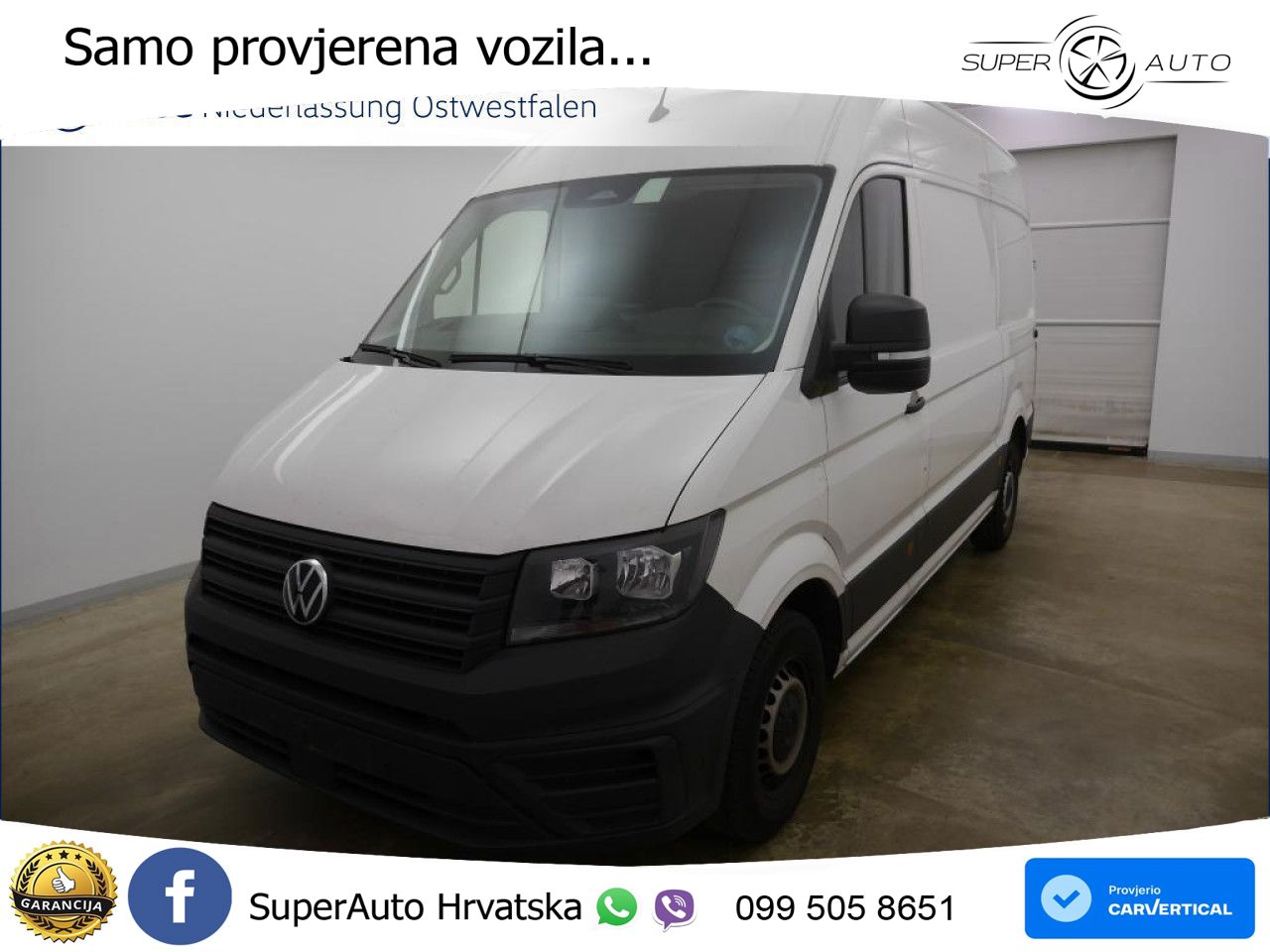 Volkswagen Crafter Kasten mittlerer Radstand Hochdach Euro6 140 KS