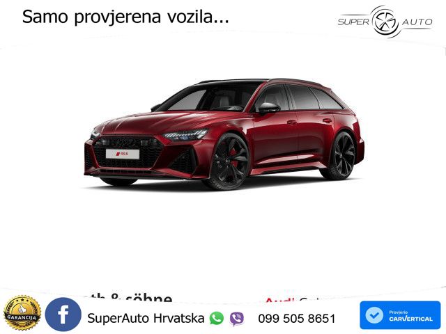 Audi RS6 Avant 4.0 TFSI V8 performance (630 KS)  quattro tiptronic Kuka LED+GR SJED+ACC