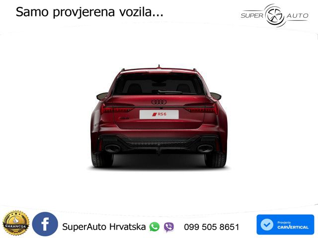 Audi RS6 Avant 4.0 TFSI V8 performance (630 KS)  quattro tiptronic Kuka LED+GR SJED+ACC