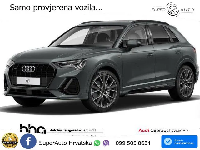 Audi Q3 40 TFSI (190 KS) quattro S tronic S line MATRIX+GR SJED+KAM