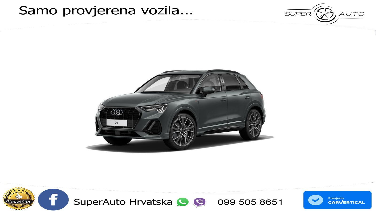 Audi Q3 40 TFSI (190 KS) quattro S tronic S line MATRIX+GR SJED+KAM