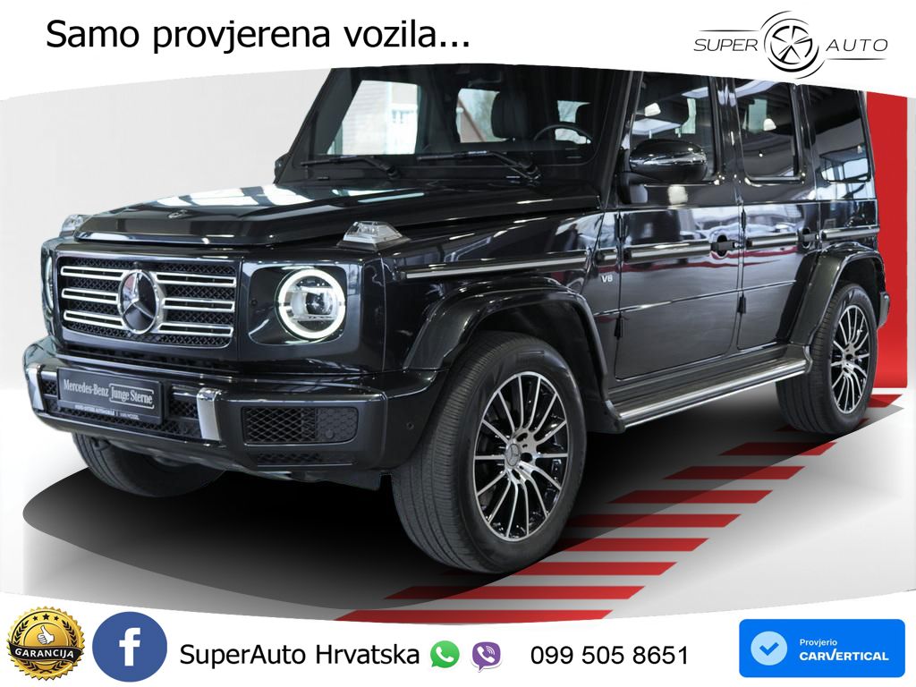 Mercedes G 500 Long V8 (422 KS) 4MATIC 9G-TRONIC AMG LED+GR SJED+ACC