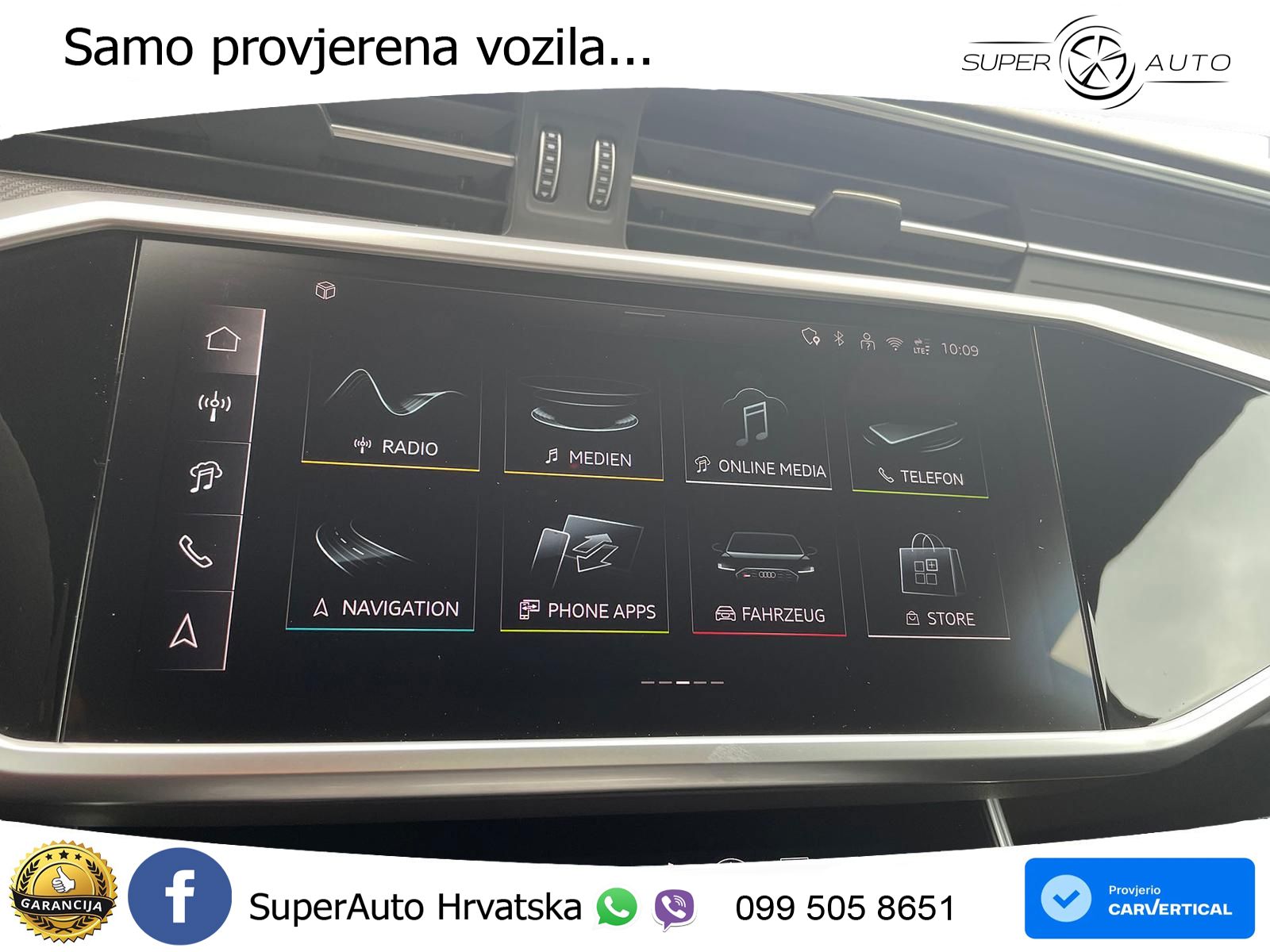 Audi RS7 4.0 TFSI V8 performance (630 KS) quattro tiptronic LED+GR SJED+ACC