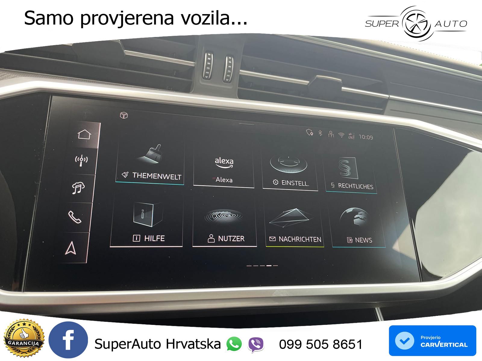 Audi RS7 4.0 TFSI V8 performance (630 KS) quattro tiptronic LED+GR SJED+ACC