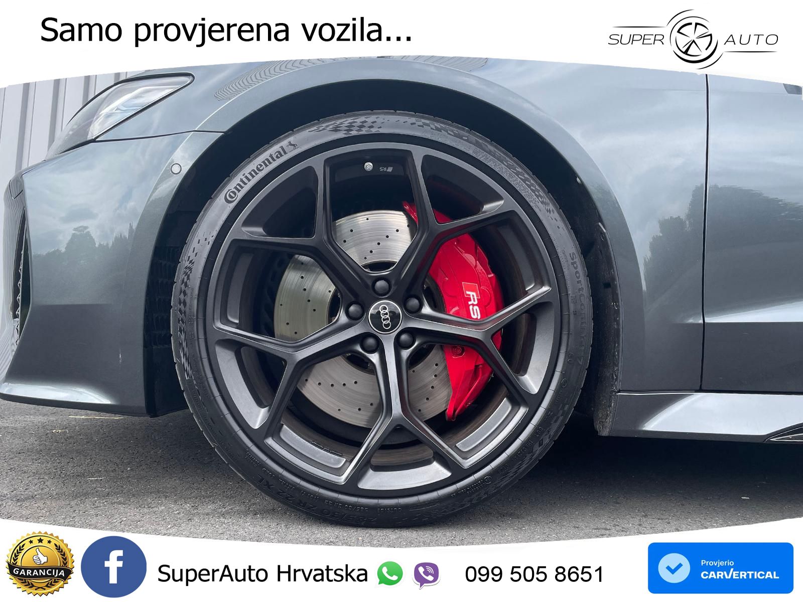 Audi RS7 4.0 TFSI V8 performance (630 KS) quattro tiptronic LED+GR SJED+ACC
