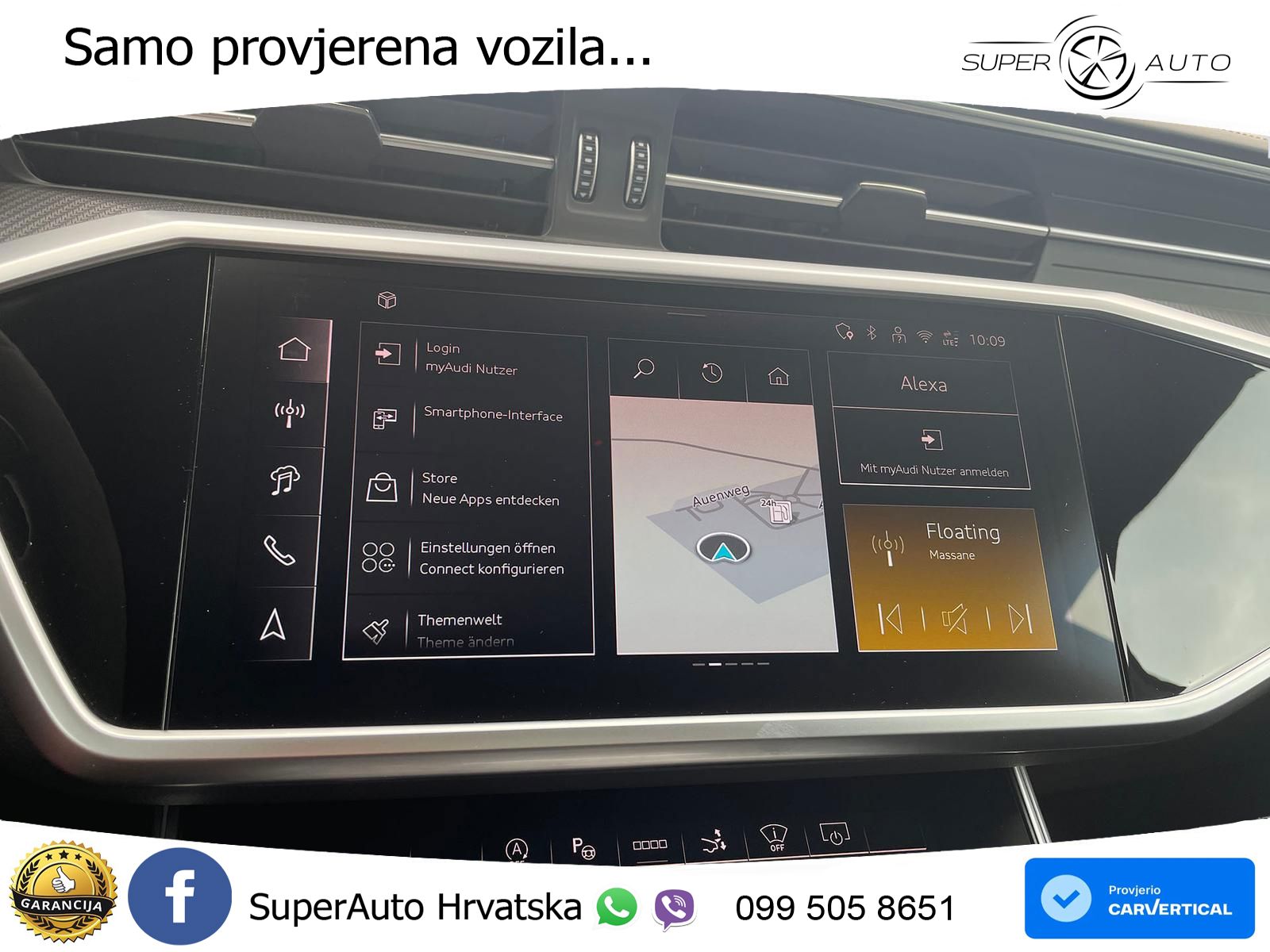 Audi RS7 4.0 TFSI V8 performance (630 KS) quattro tiptronic LED+GR SJED+ACC