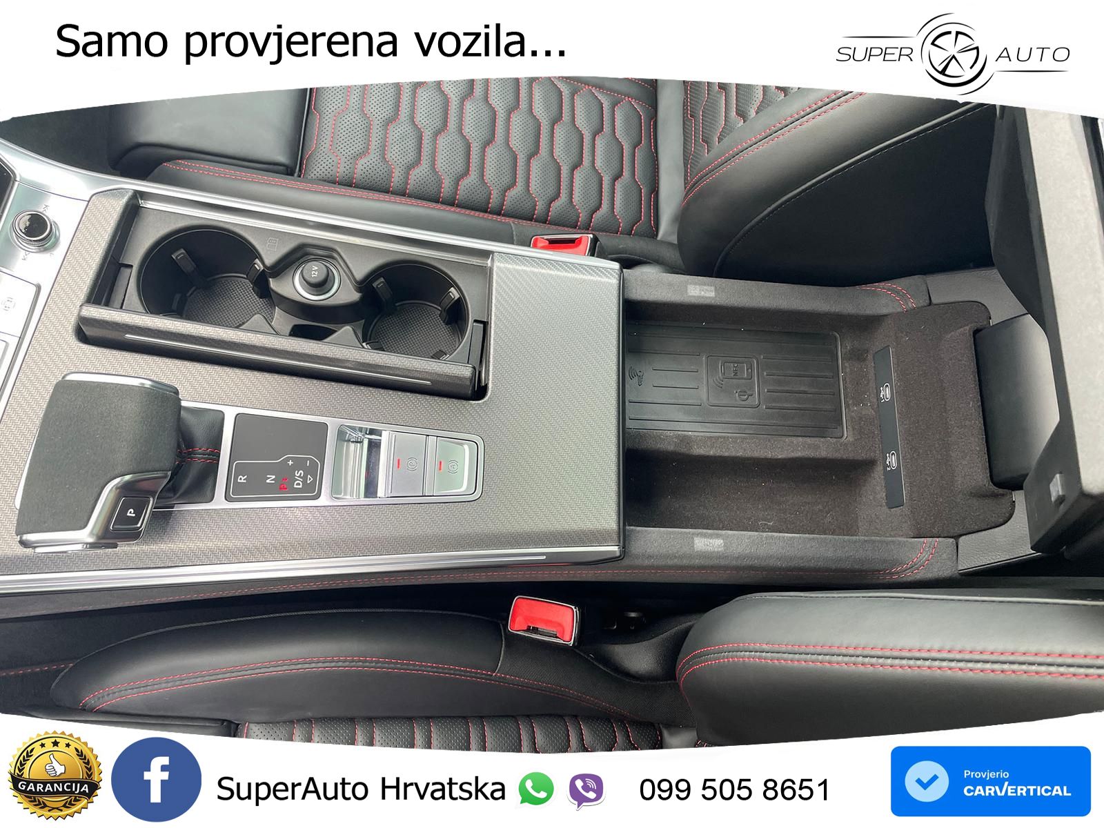 Audi RS7 4.0 TFSI V8 performance (630 KS) quattro tiptronic LED+GR SJED+ACC