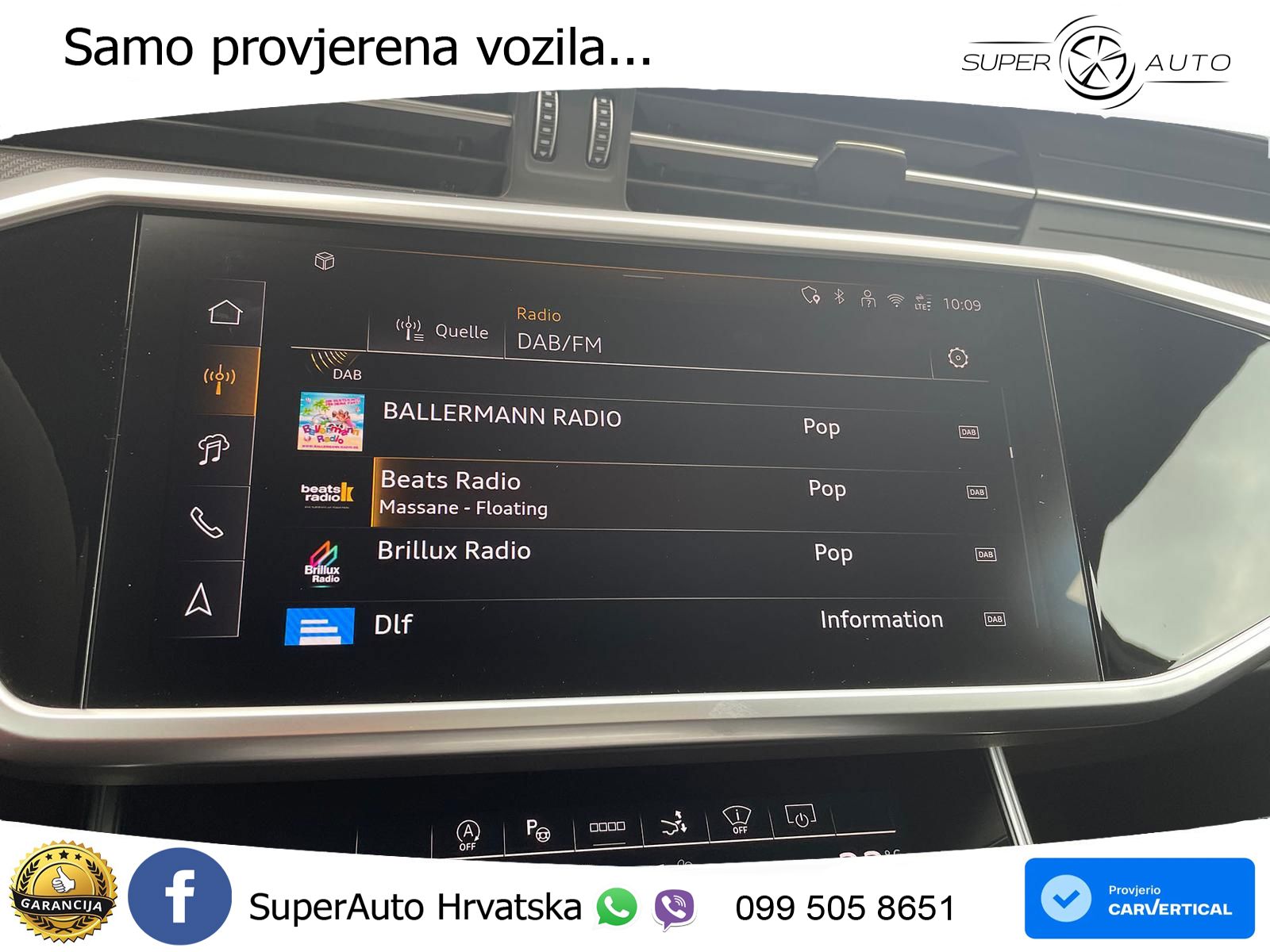 Audi RS7 4.0 TFSI V8 performance (630 KS) quattro tiptronic LED+GR SJED+ACC