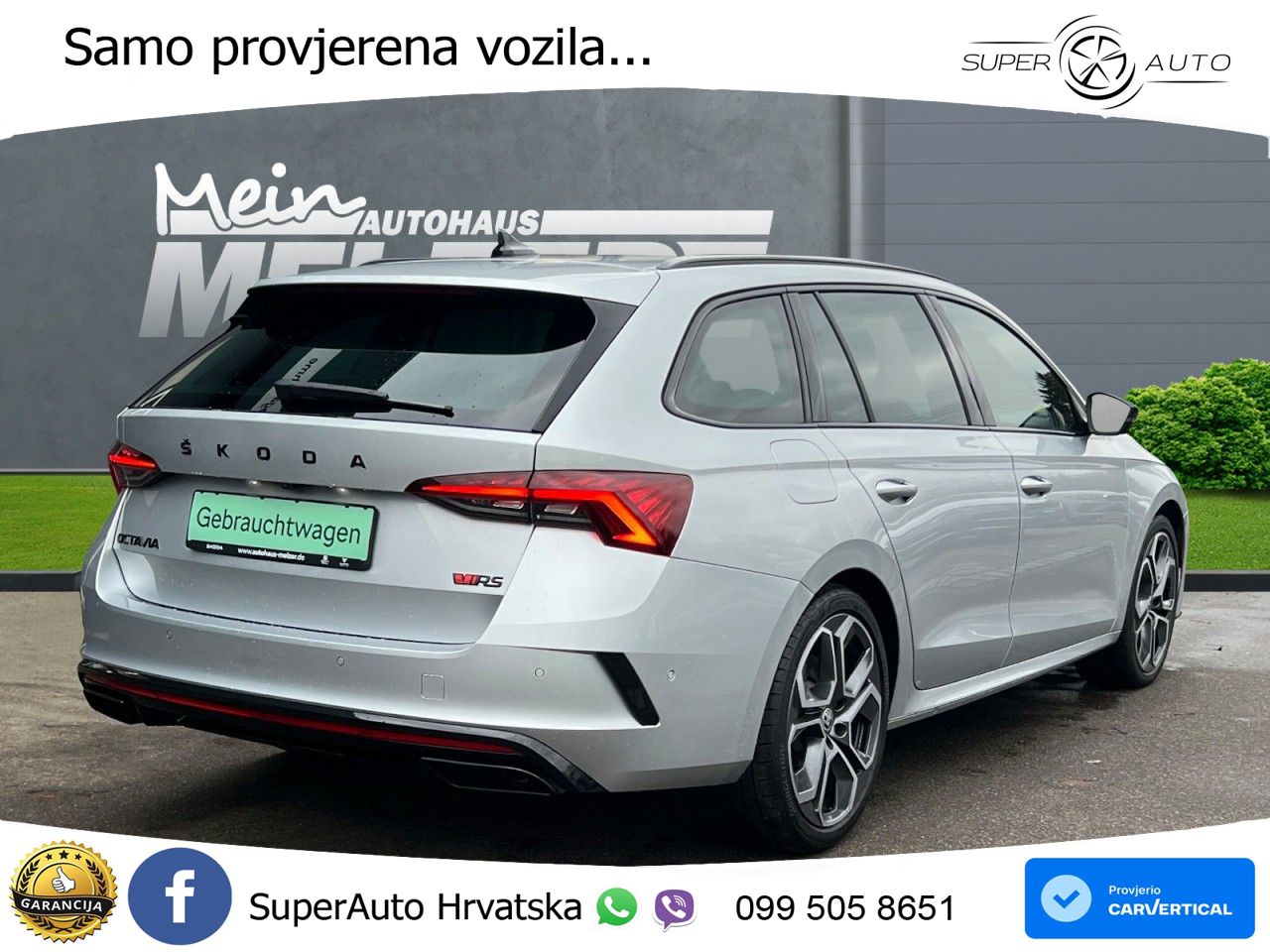 Škoda Octavia Combi RS 2.0 TSI (245 KS) DSG LED+GR SJED+ACC