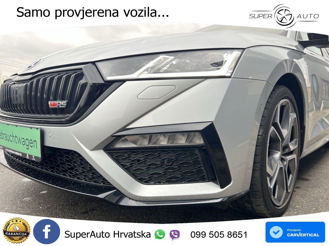 Škoda Octavia Combi RS 2.0 TSI (245 KS) DSG LED+GR SJED+ACC