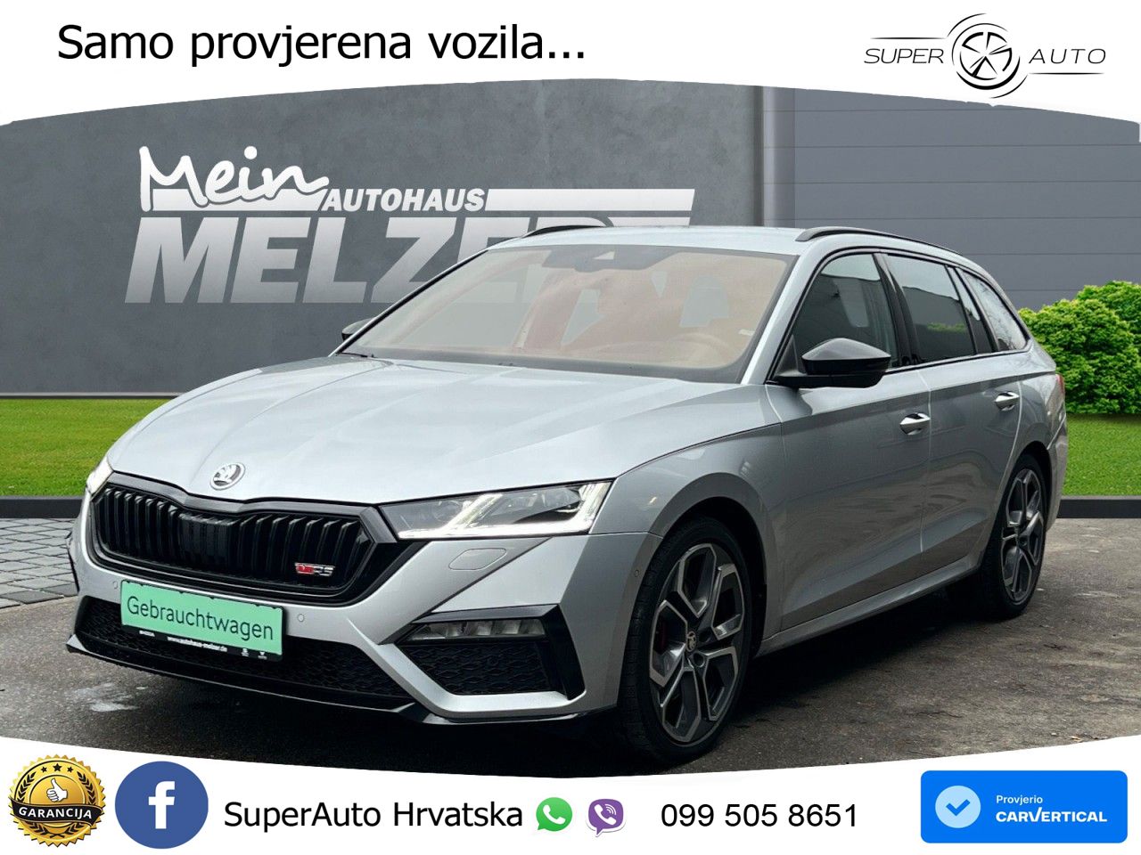 Škoda Octavia Combi RS 2.0 TSI (245 KS) DSG LED+GR SJED+ACC