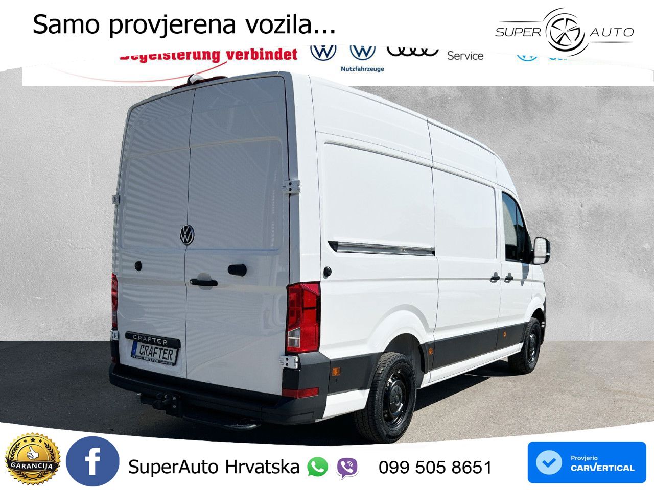 Volkswagen Crafter 35 Kasten Motor 2.0 TDI DSG RÜCKFAHRKA 140 KS