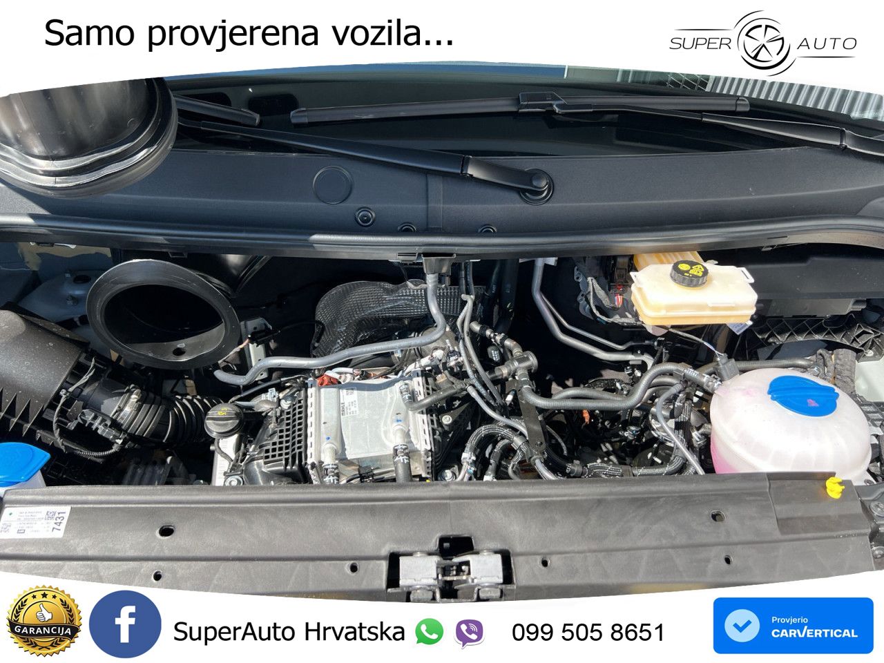 Volkswagen Crafter 35 Kasten Motor 2.0 TDI DSG RÜCKFAHRKA 140 KS