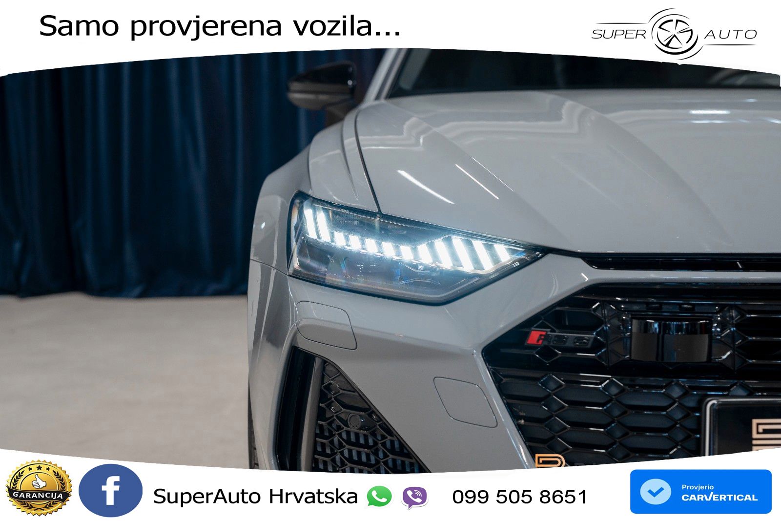 Audi RS6 Avant 4.0 TFSI V8 performance (630 KS)  quattro tiptronic LED+GR SJED+ACC