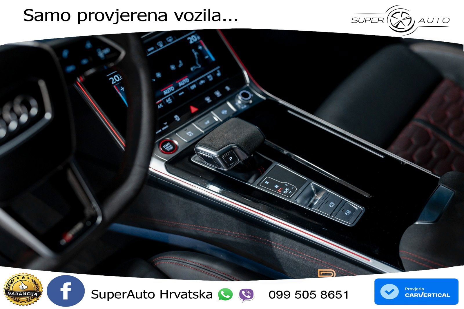 Audi RS6 Avant 4.0 TFSI V8 performance (630 KS)  quattro tiptronic LED+GR SJED+ACC