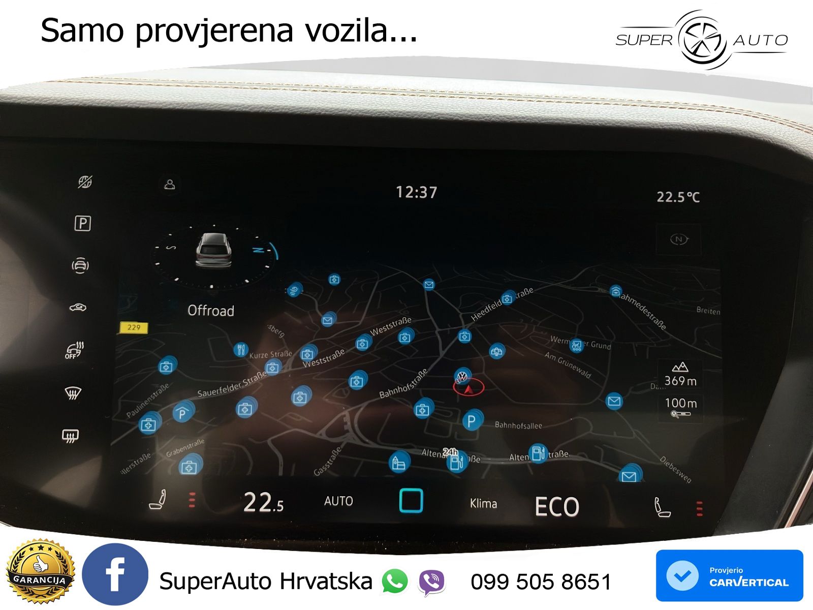 Volkswagen Touareg 3.0 V6 TDI (286 KS) 4MOTION Tiptronic ZRAČNI+ACC+GR SJED+KAM+PANO